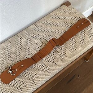 Tan Leather Belt Fits everyone